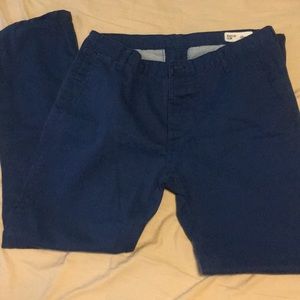 Blue dress style pants
